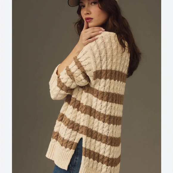 Pilcro Longline Stitch Cozy Sweater XL - Picture 2 of 7